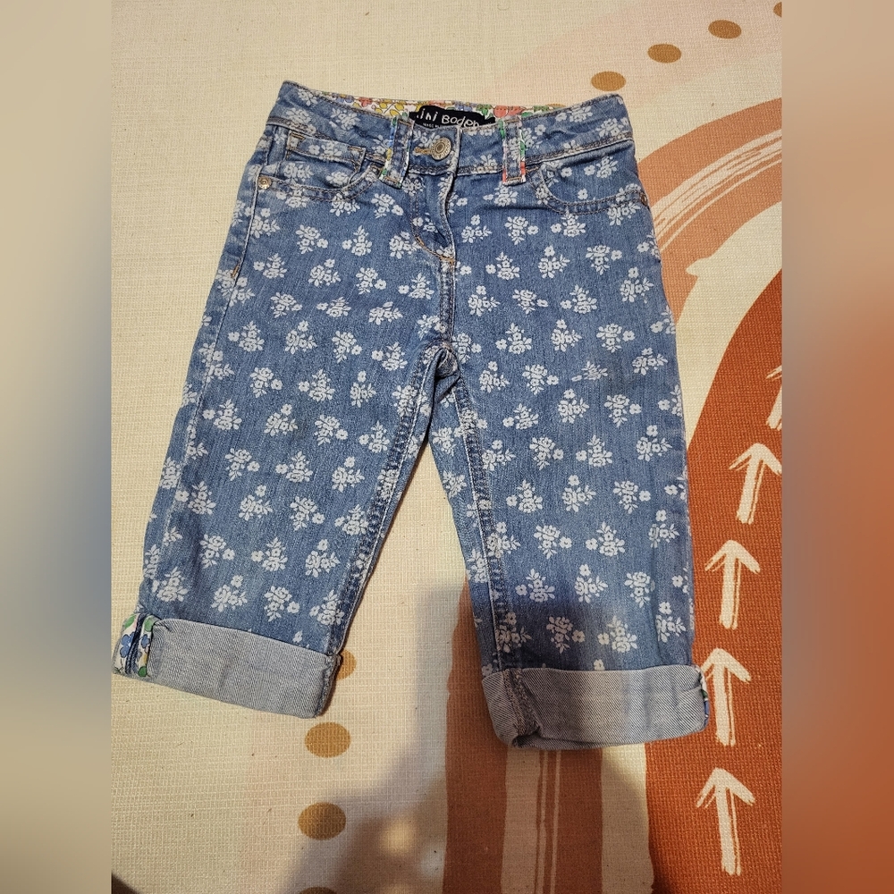 Mini Boden Crop Pants Size 4 - Picture 1 of 4